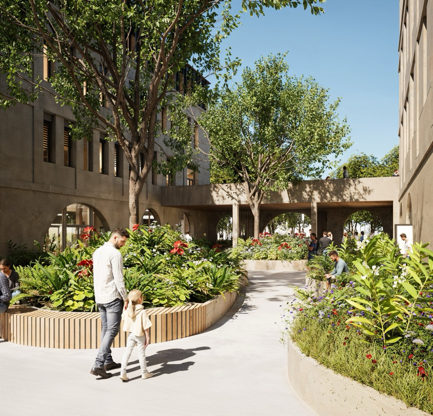 Les jardins du cœur d'îlot