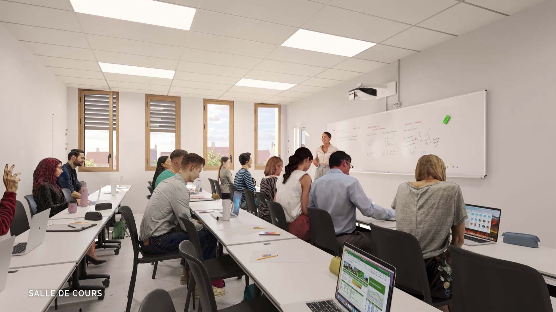 Une salle de cours